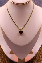 Load image into Gallery viewer, Red heart choker
